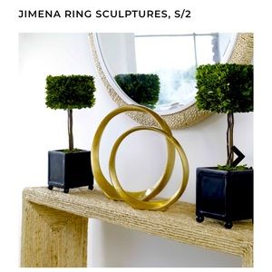 Uttermost Jimena Rings (set of 2)